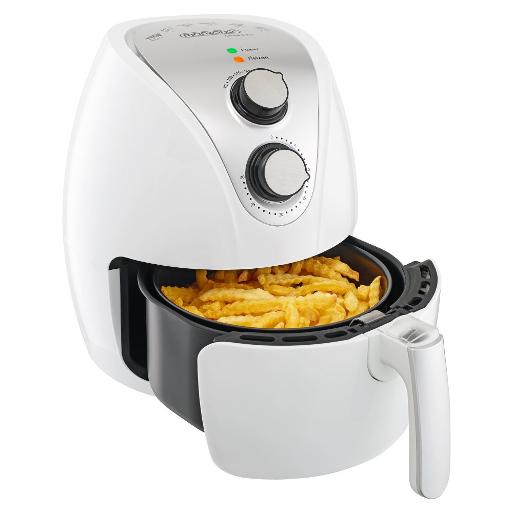 Heißluftfritteuse 9in1 Weiß inkl Rezeptheft 1500W