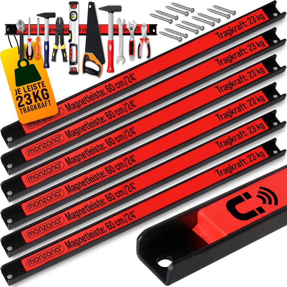 Magnetleiste 6er-Set 60cm inkl Montagematerial