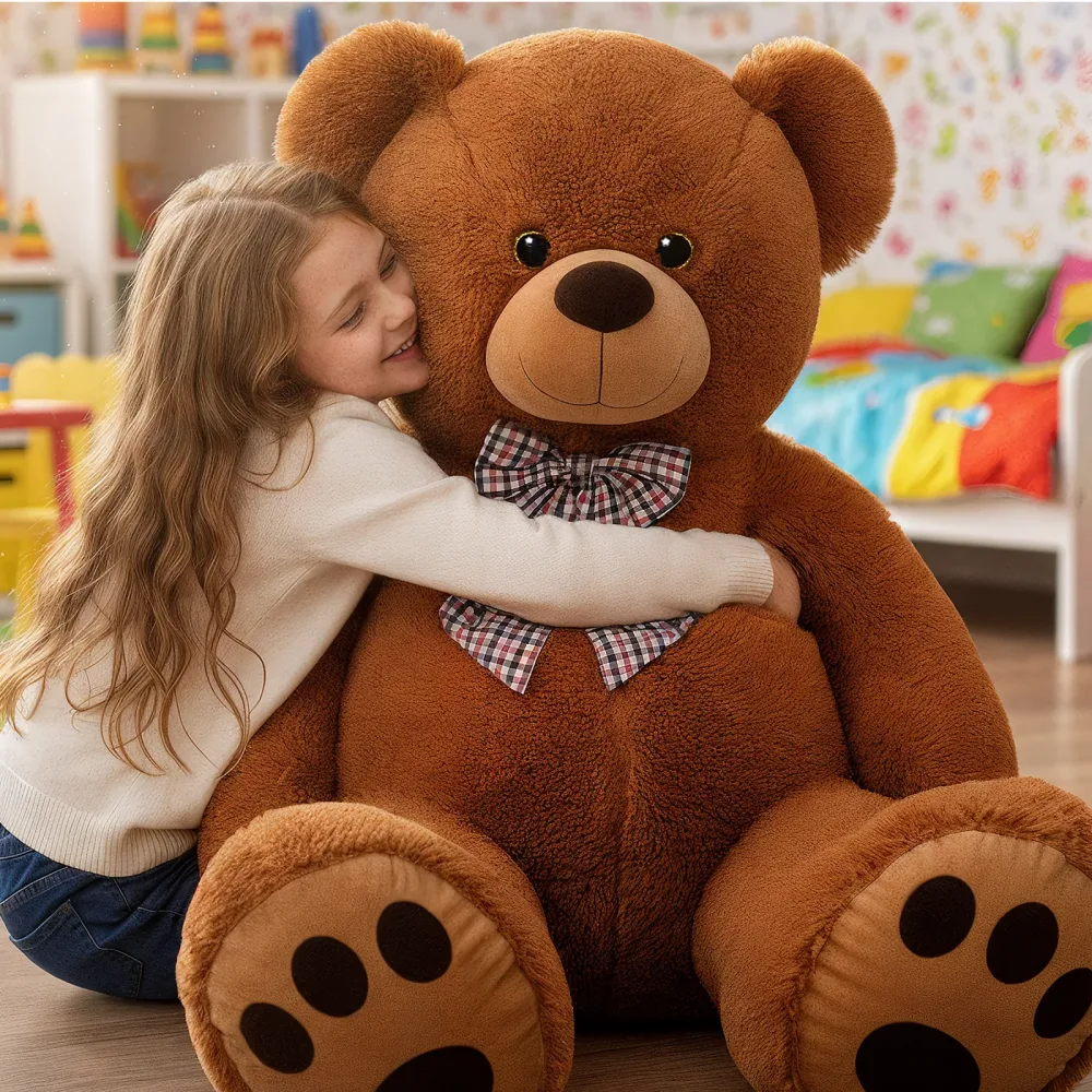 Plüschtier Teddybär XXXL Braun 175cm