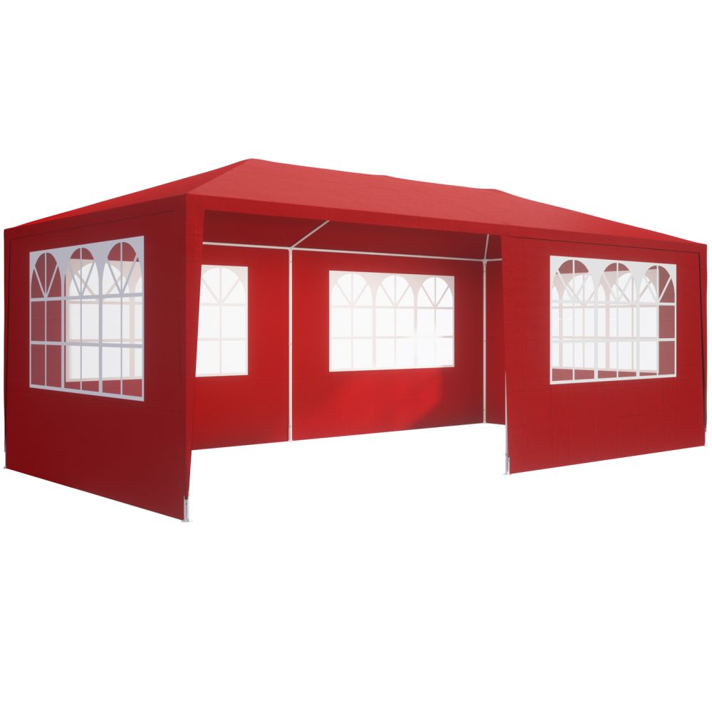 Festzelt Rimini Rot 3x6m UV-Schutz 50+