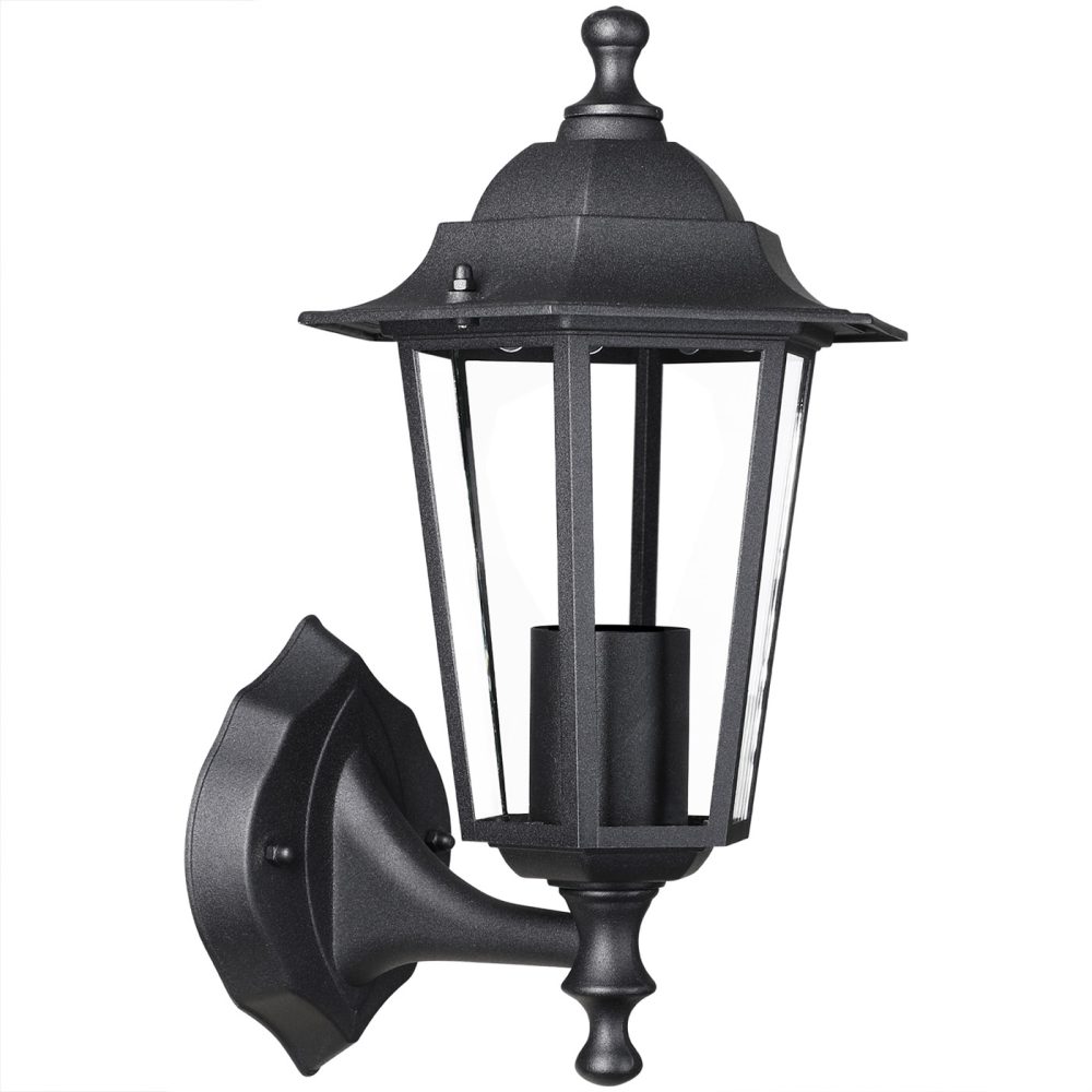 Wandleuchte Wetterfest IP44 Blendarmes Glas E27 für Garten Einfahrt