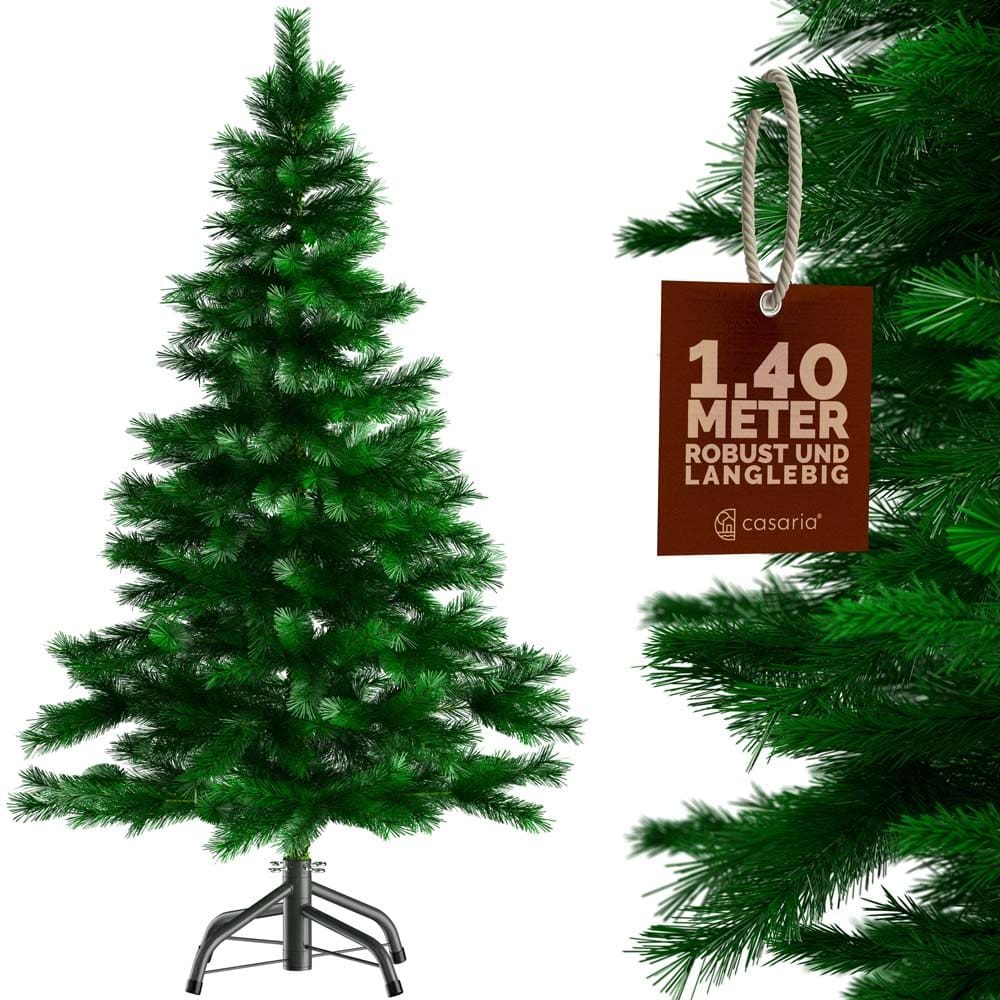 Künstlicher Weihnachtsbaum 140cm PE / PVC realistische Optik mit Metallständer