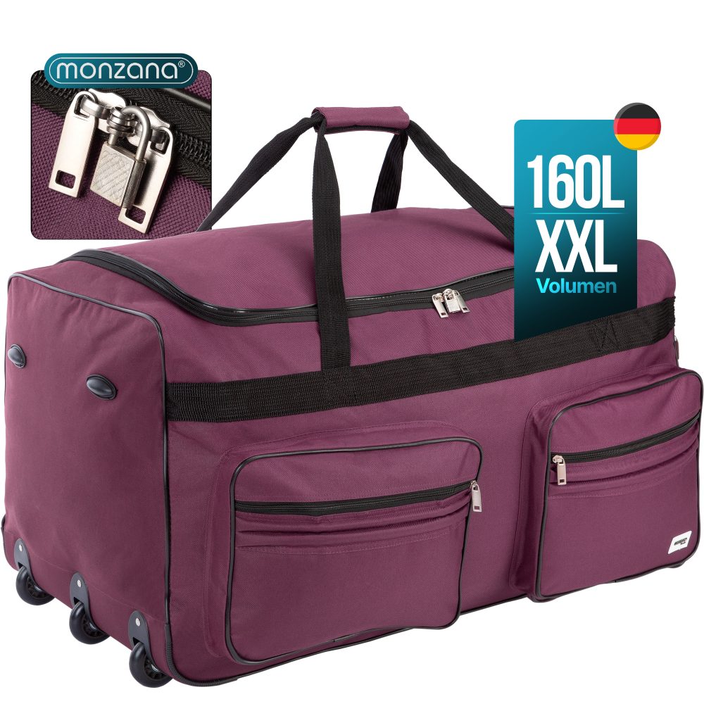 Rollenreisetasche XXL Violett 160L