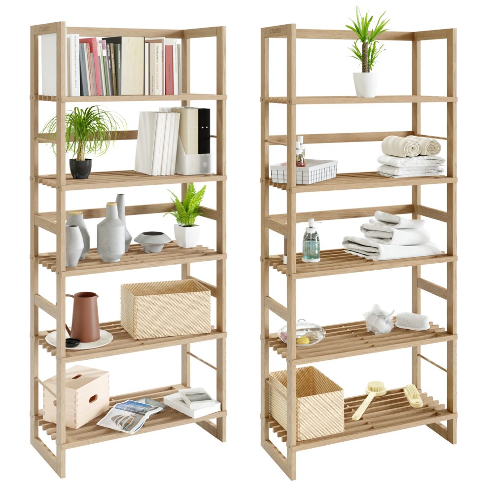 Standregal Öland 2er-Set 136x58x27cm