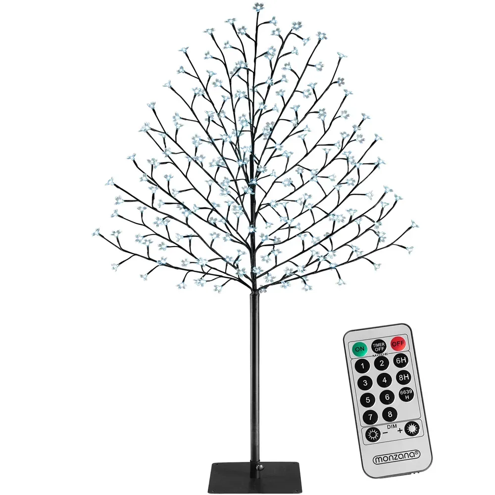 Kirschblütenbaum Kaltweiß 220cm In-/Outdoor + Fernbedienung