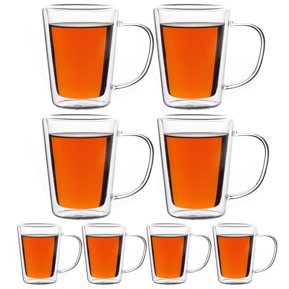 Thermo-Teegläser 8er-Set doppelwandig