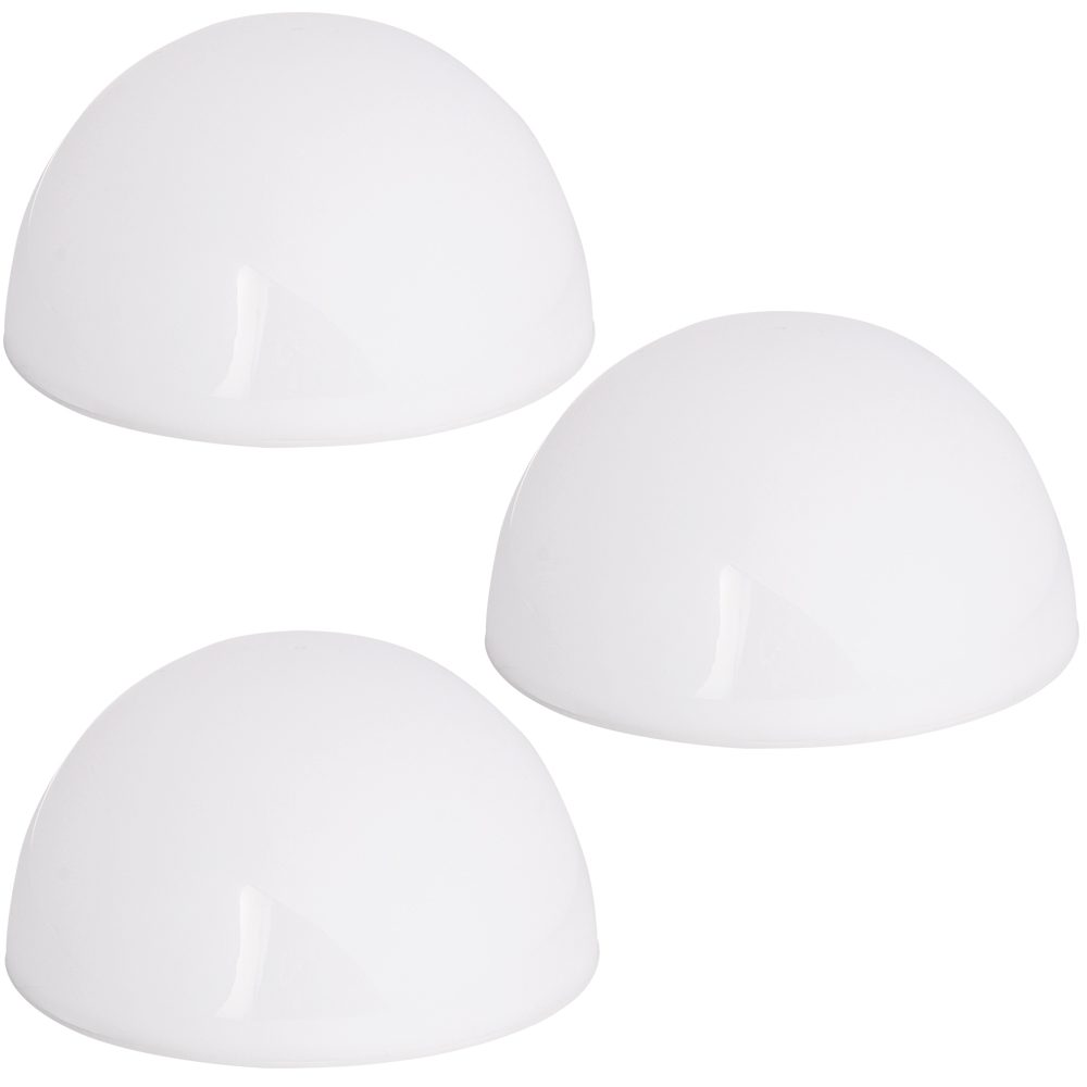 LED Solarleuchte 3er-Set halbrund