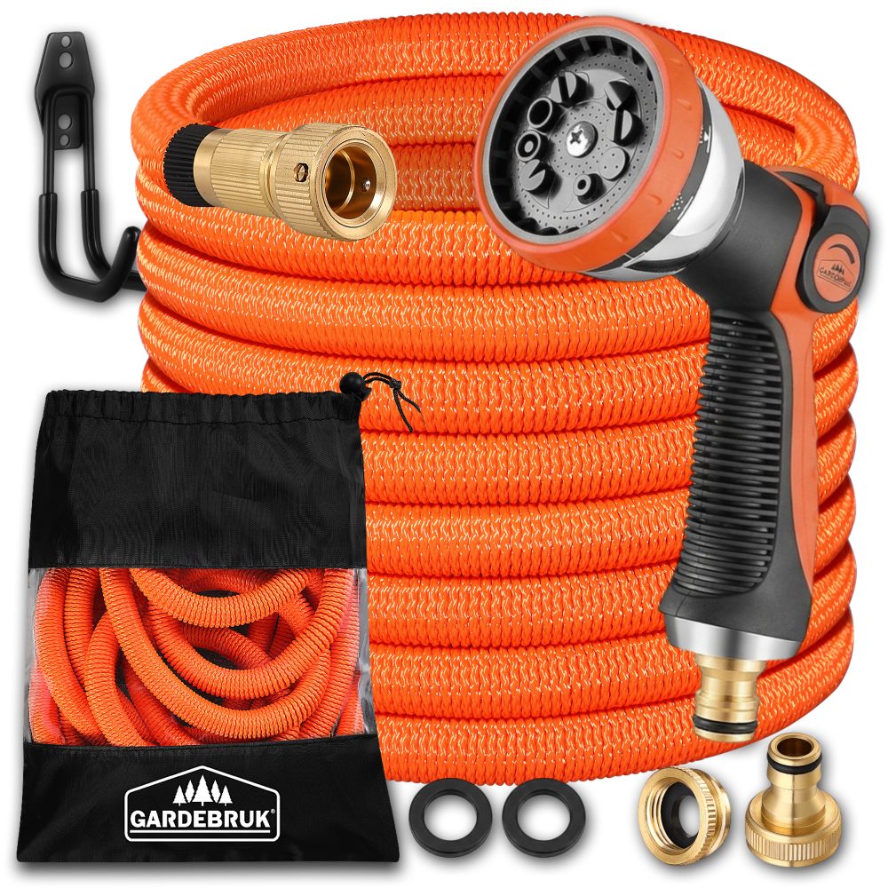 Gartenschlauch Orange 15m flexibel