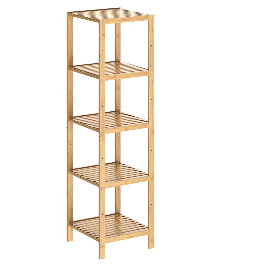 Standregal Bambus 140x33x33cm