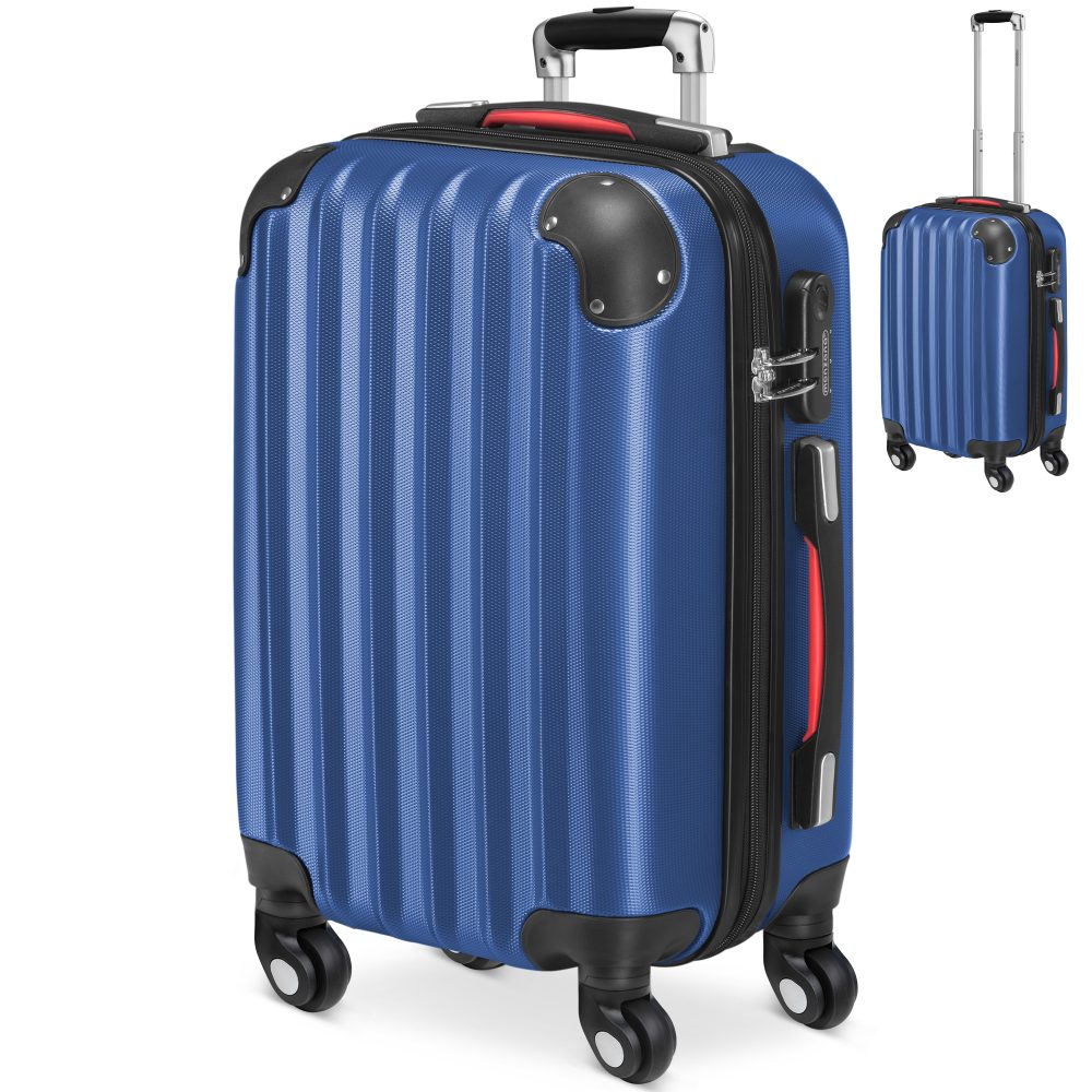 Hartschalenkoffer Rollen 360º Handgepäck Blau ABS