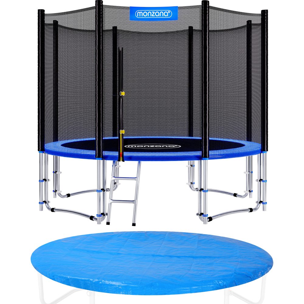 Trampolin Ø366cm inkl Sicherheitsnetz TÜV SÜD GS Abdeckung