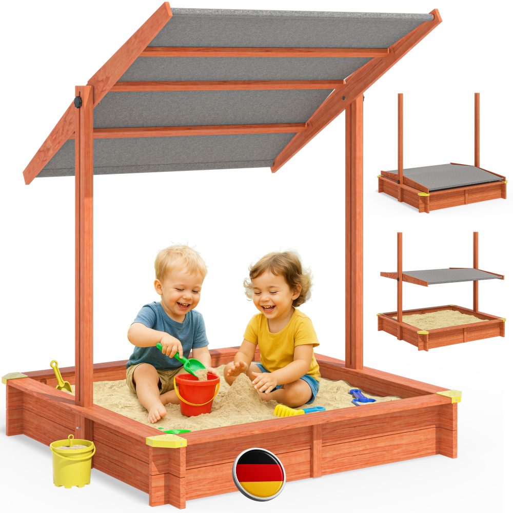 Sandkasten Sami 120x120cm UV-Schutz 50+