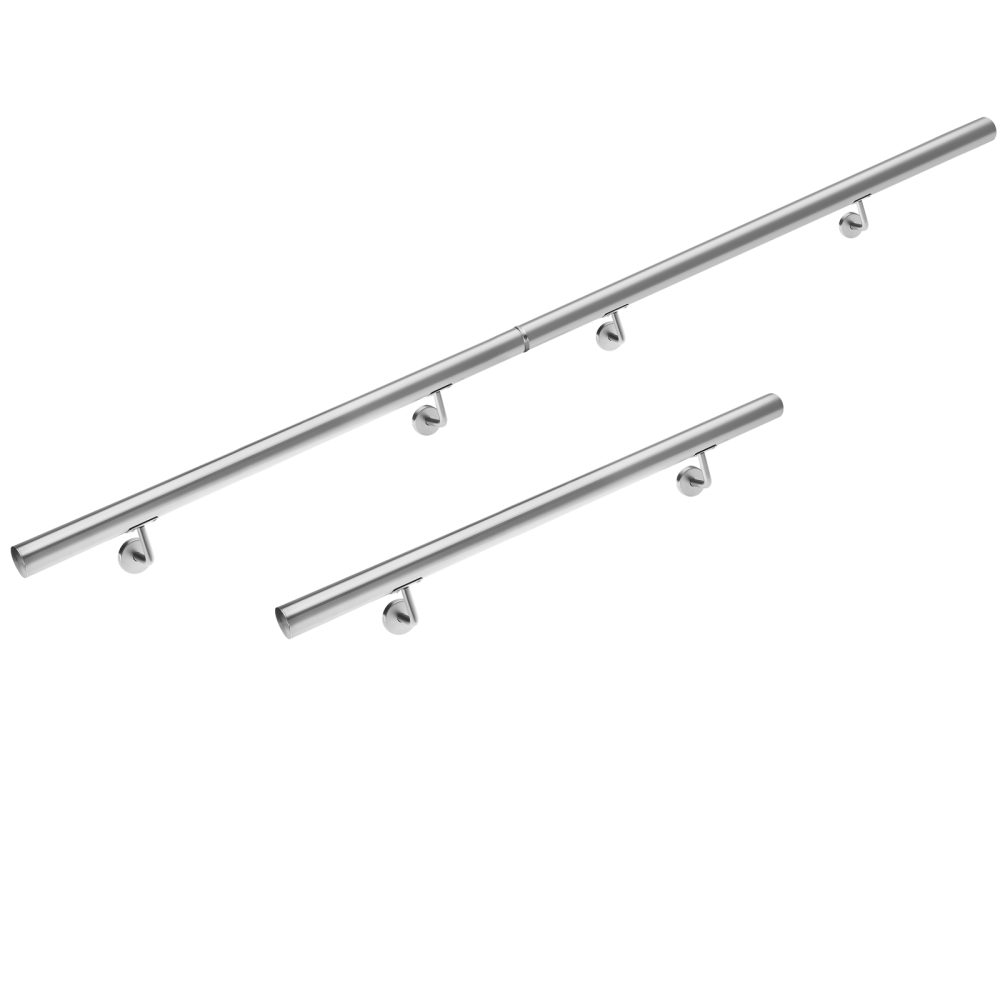 Handlauf 3er-Set Edelstahl 4,2x300cm