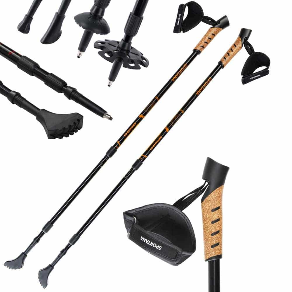 Nordic Walking Stöcke Orange