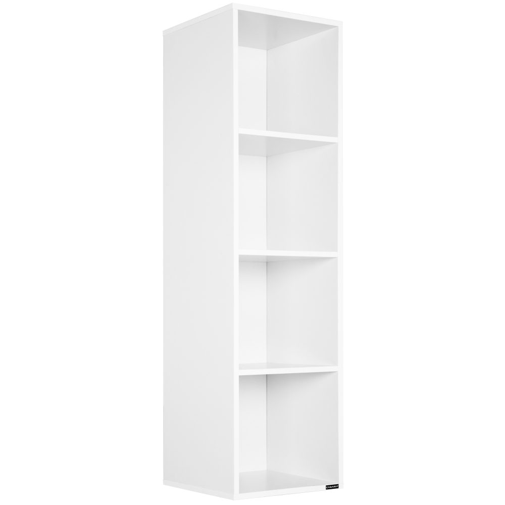 Bücherregal Skylar Weiß 106x30x30cm