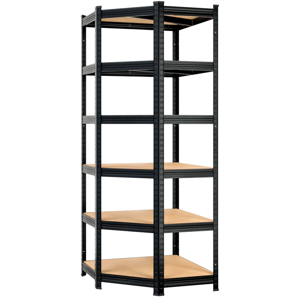 Schwerlasteckregal 180x70x40cm Schwarz 875kg