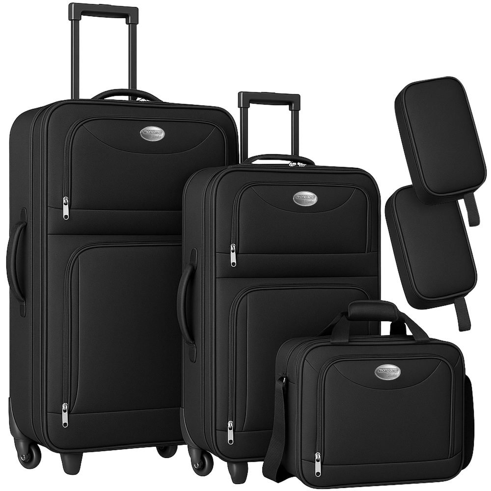 Koffer Set 5-tlg Schwarz