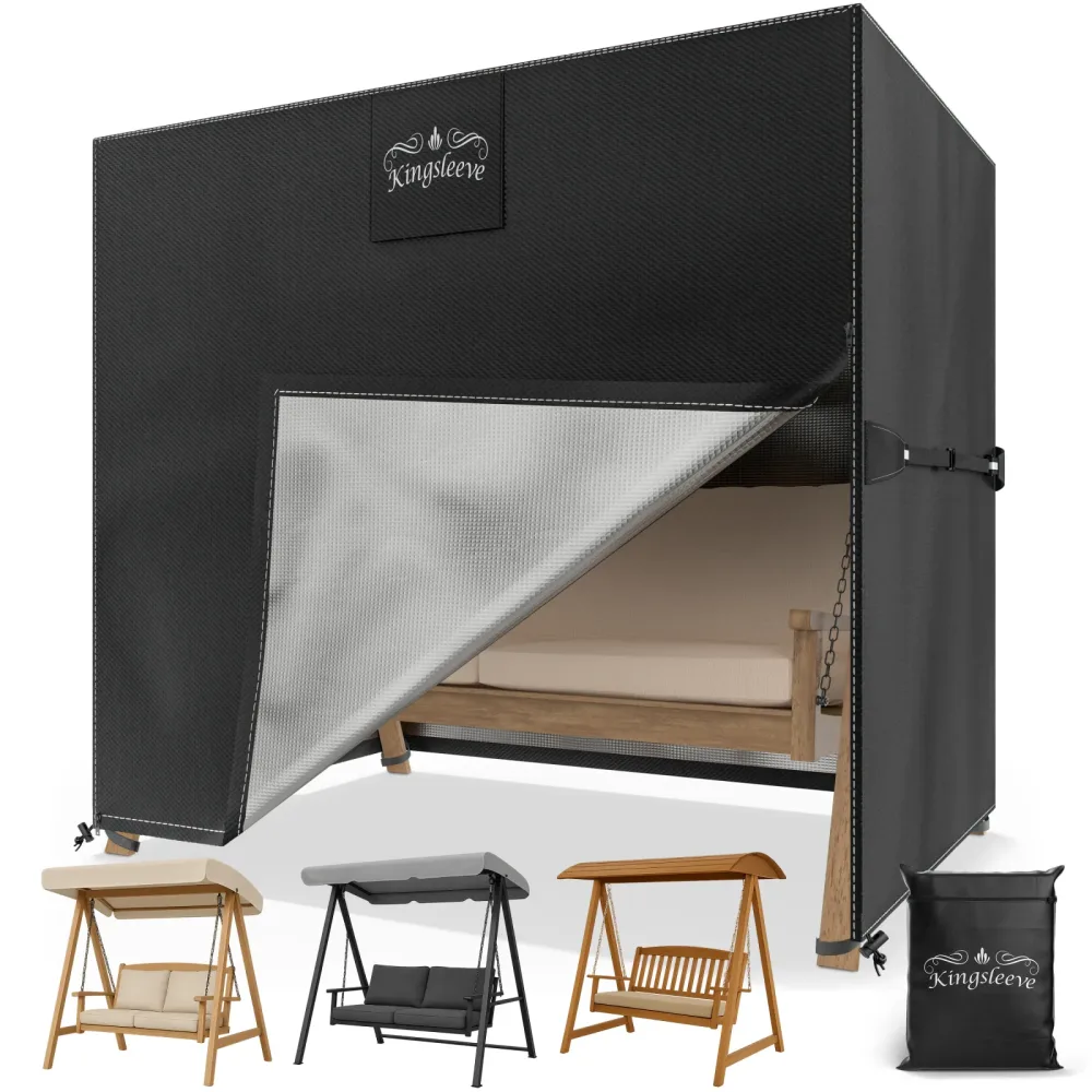 Abdeckplane Hollywoodschaukel Anthrazit 175x125x160cm 9100mm Wassersäule