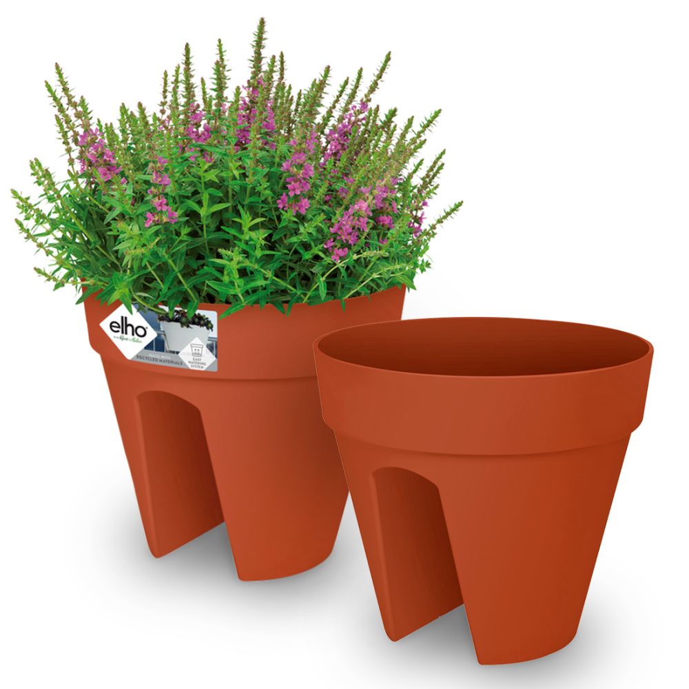 Blumentopf Terrakotta 2er-Set 28,5x25,5cm