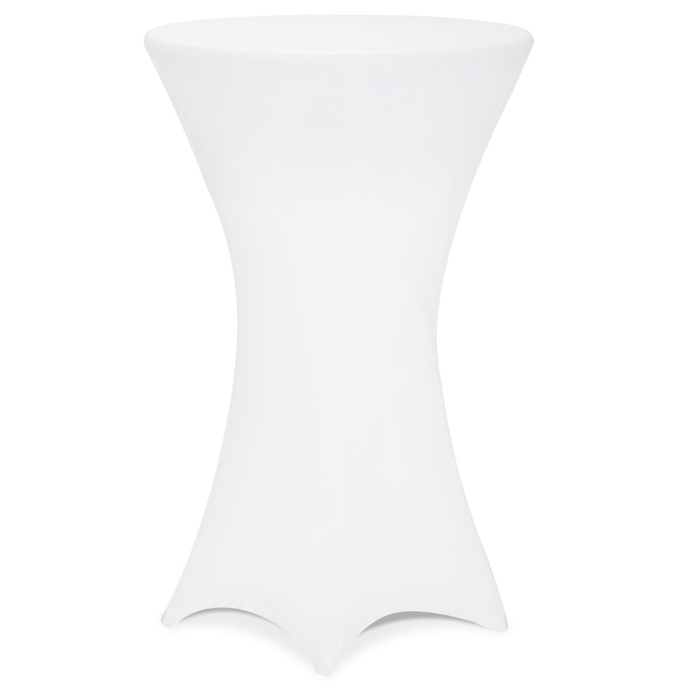 Stehtischhusse Ø80 cm weiß