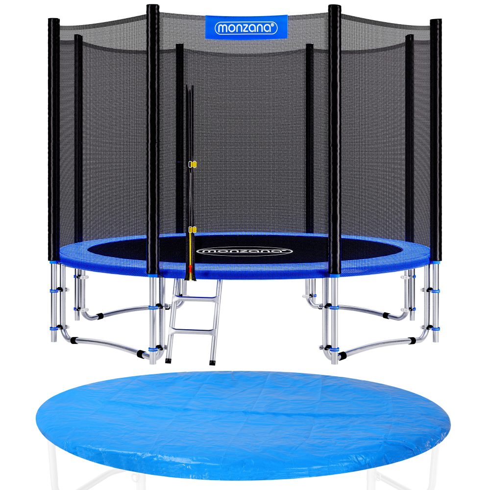 Trampolin Ø305cm inkl Sicherheitsnetz TÜV SÜD GS Abdeckung