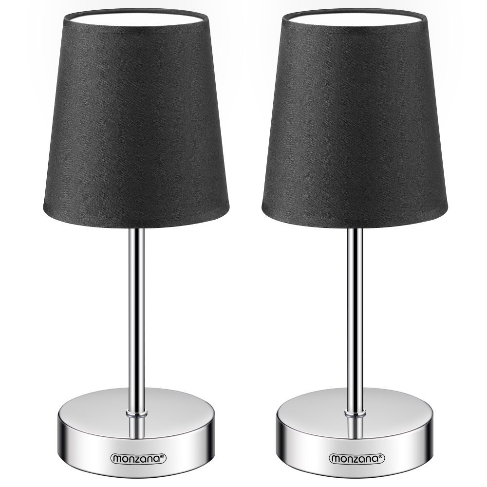 Tischlampe Lumière 2er-Set Anthrazit 32x13x13cm