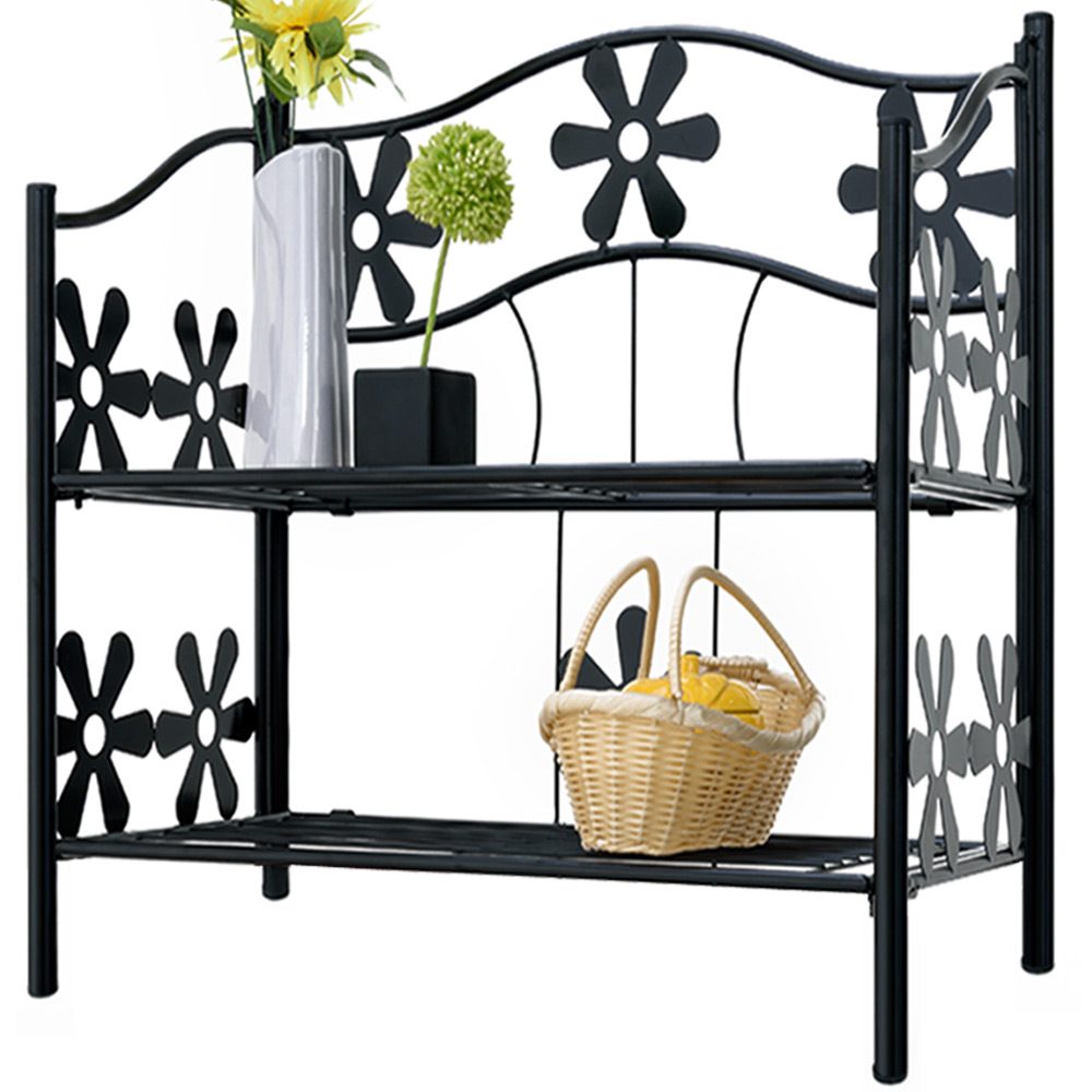 Metallregal Mattschwarz 50x60x30cm