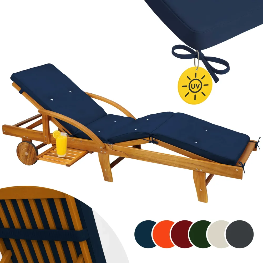 Auflage Sunlounger Creme 195x55x5cm