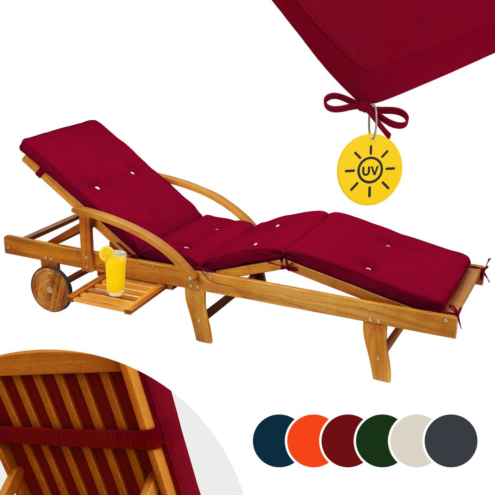 Auflage Sunlounger Creme 195x55x5cm