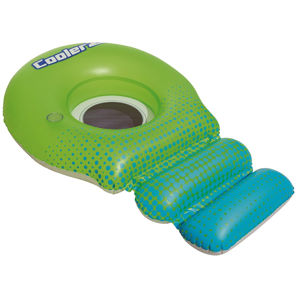 Bestway Schwimmliege Grün-Blau mit Netz