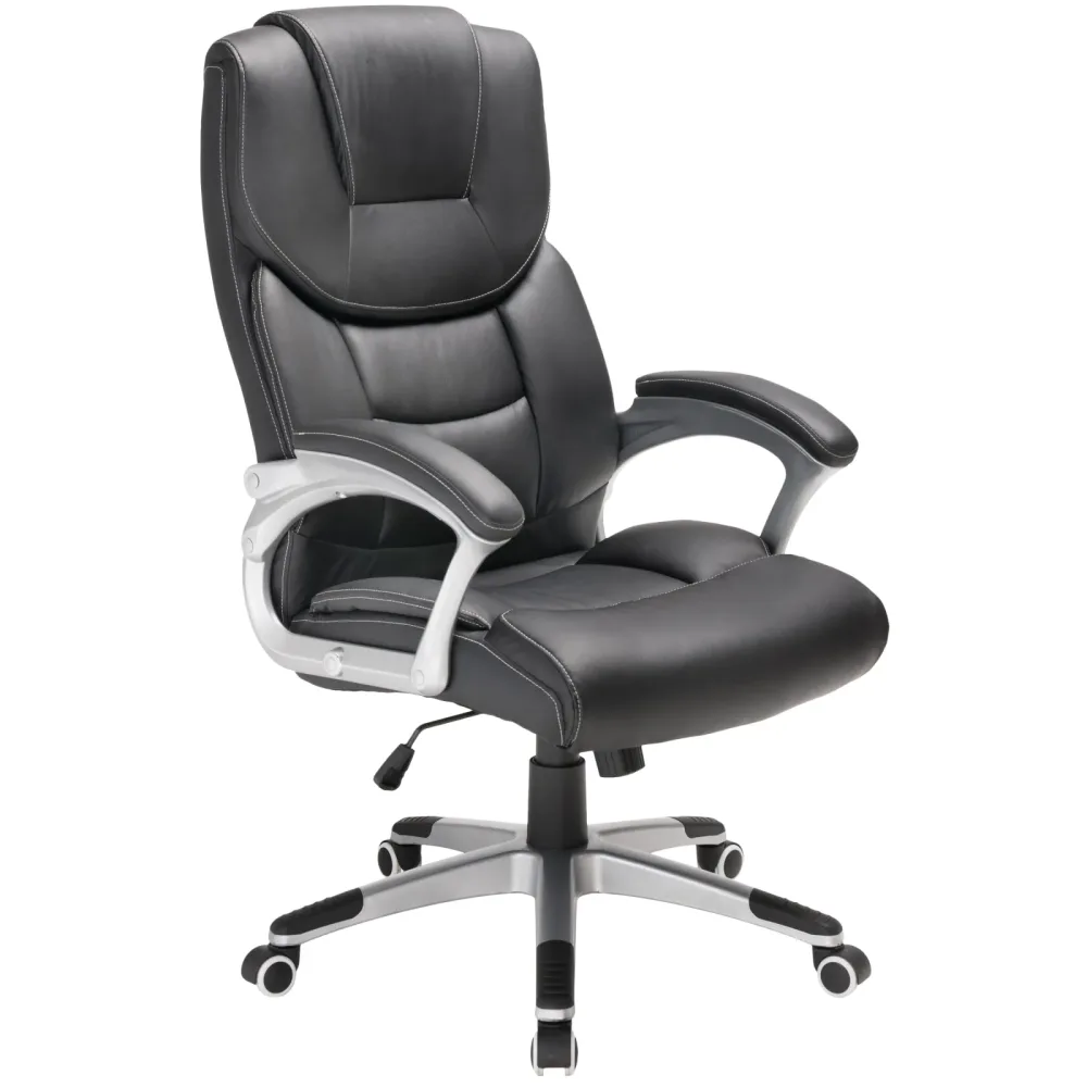 Bürostuhl Mailand Schwarz 120kg 74x67x111-121cm