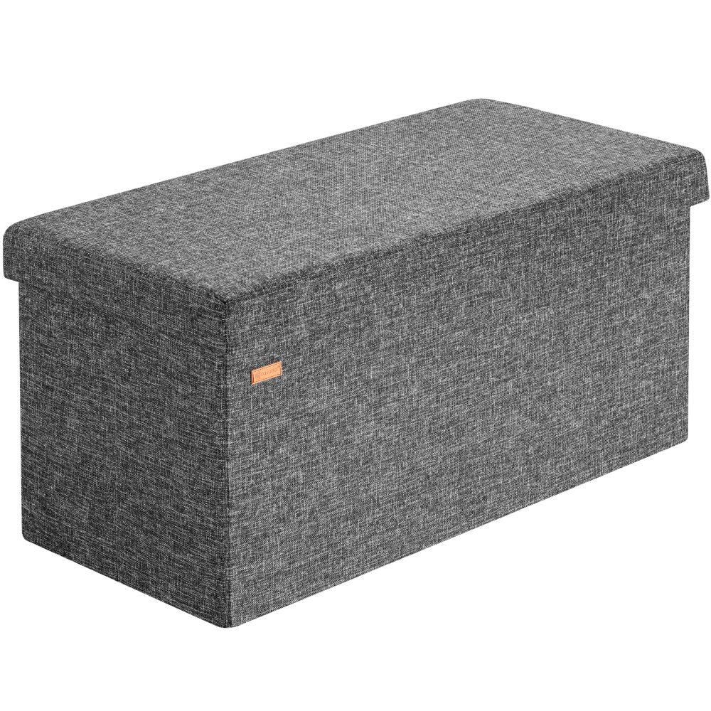 Sitzbank Dunkelgrau 80x40x40cm MDF faltbar