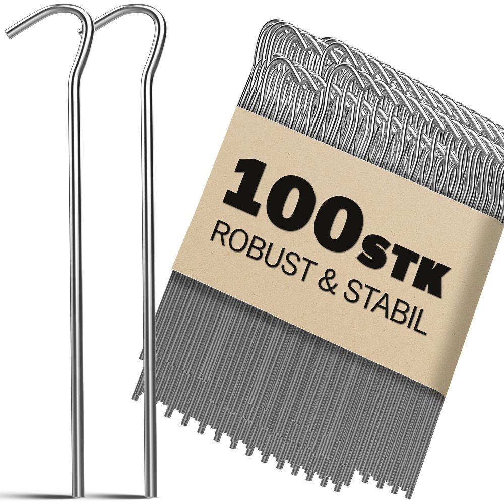Heringe 100er-Set Stahl Ø3,5mm verzinkt
