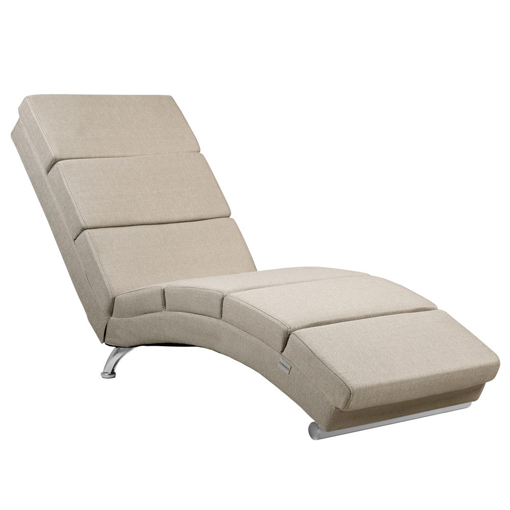 Relaxliege London Sand Webstoff