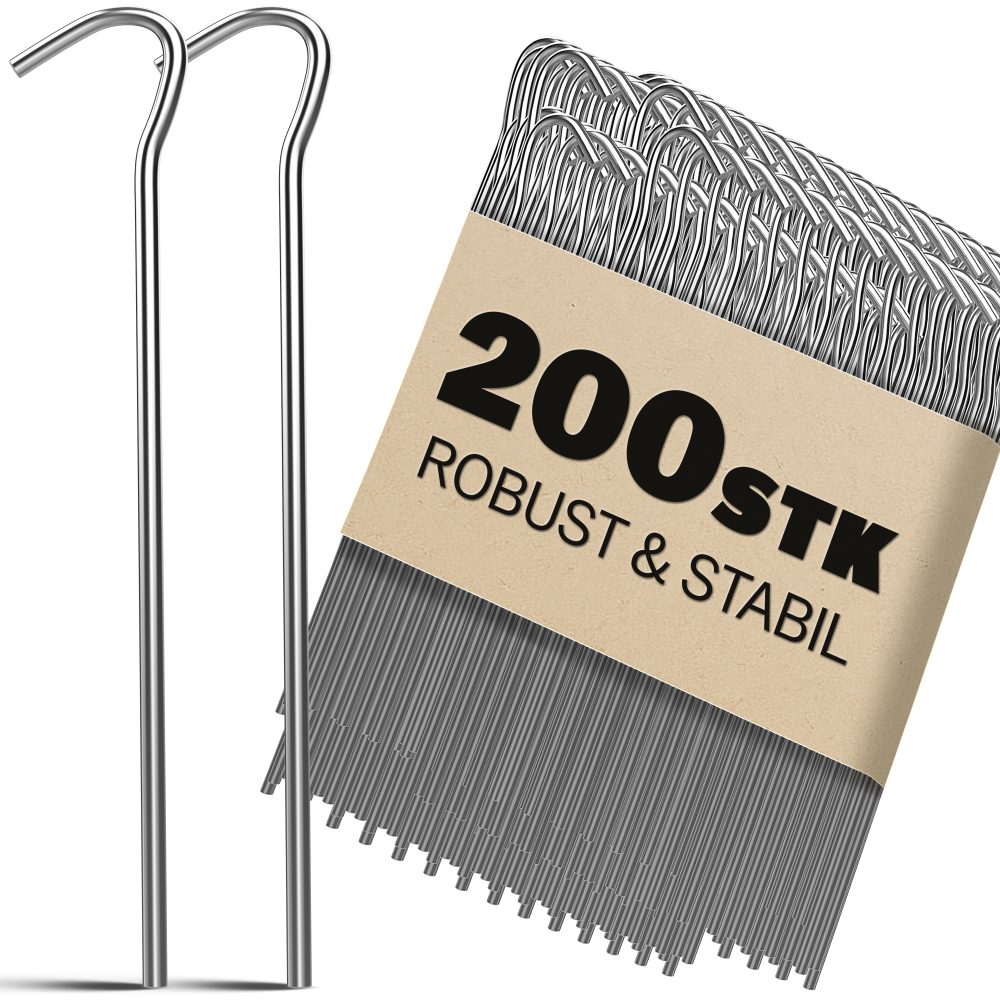 Heringe 200er-Set Stahl Ø3,5mm verzinkt