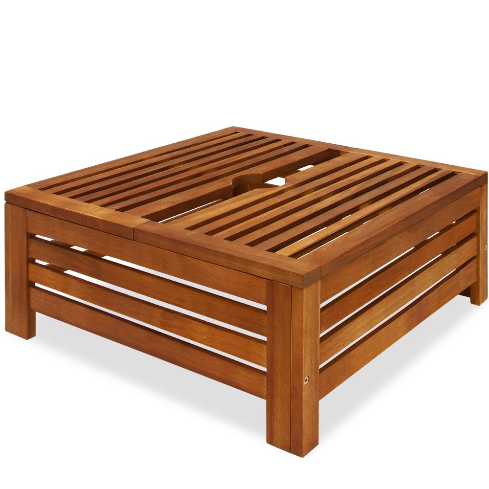 Schirmständer Abdeckung Akazienholz FSC®-zertifiziert 62x62x26cm