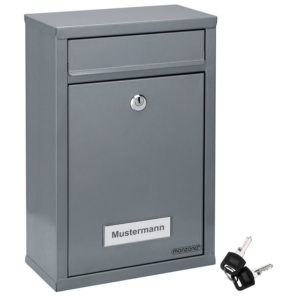 Briefkasten Silber 32x22x9cm