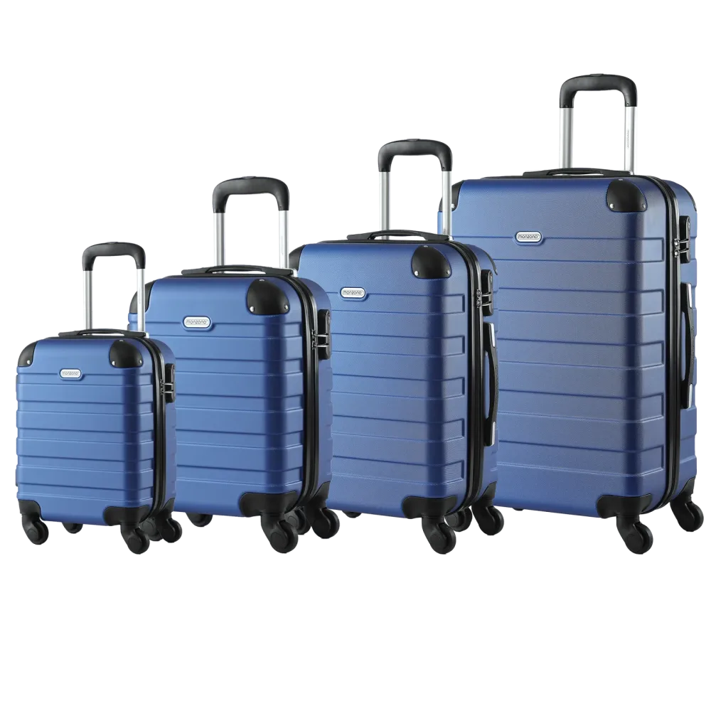 Hartschalenkofferset Essential 4-tlg Blau