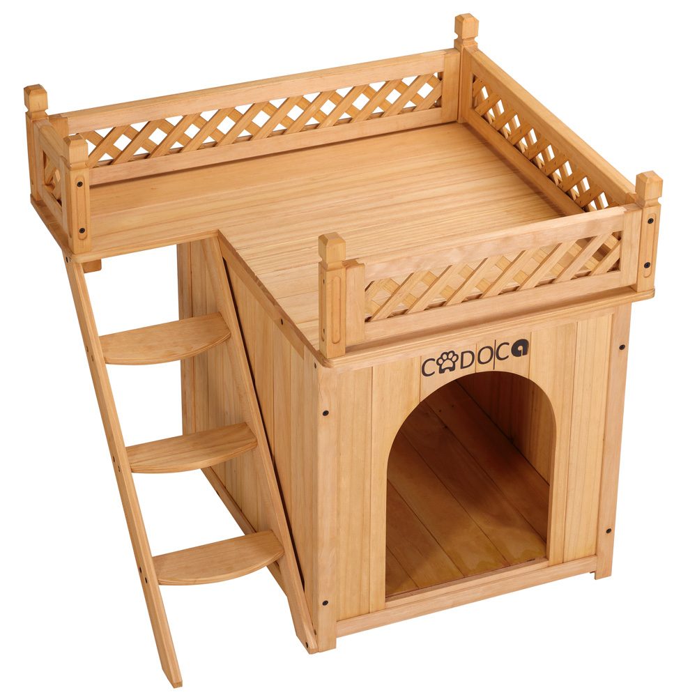 Katzenhaus Holz FSC®-zertifiziert 66x53x64cm
