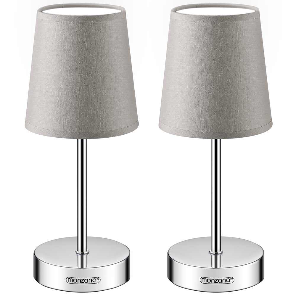 Tischlampe Lumière 2er-Set Taupe 32x13x13cm