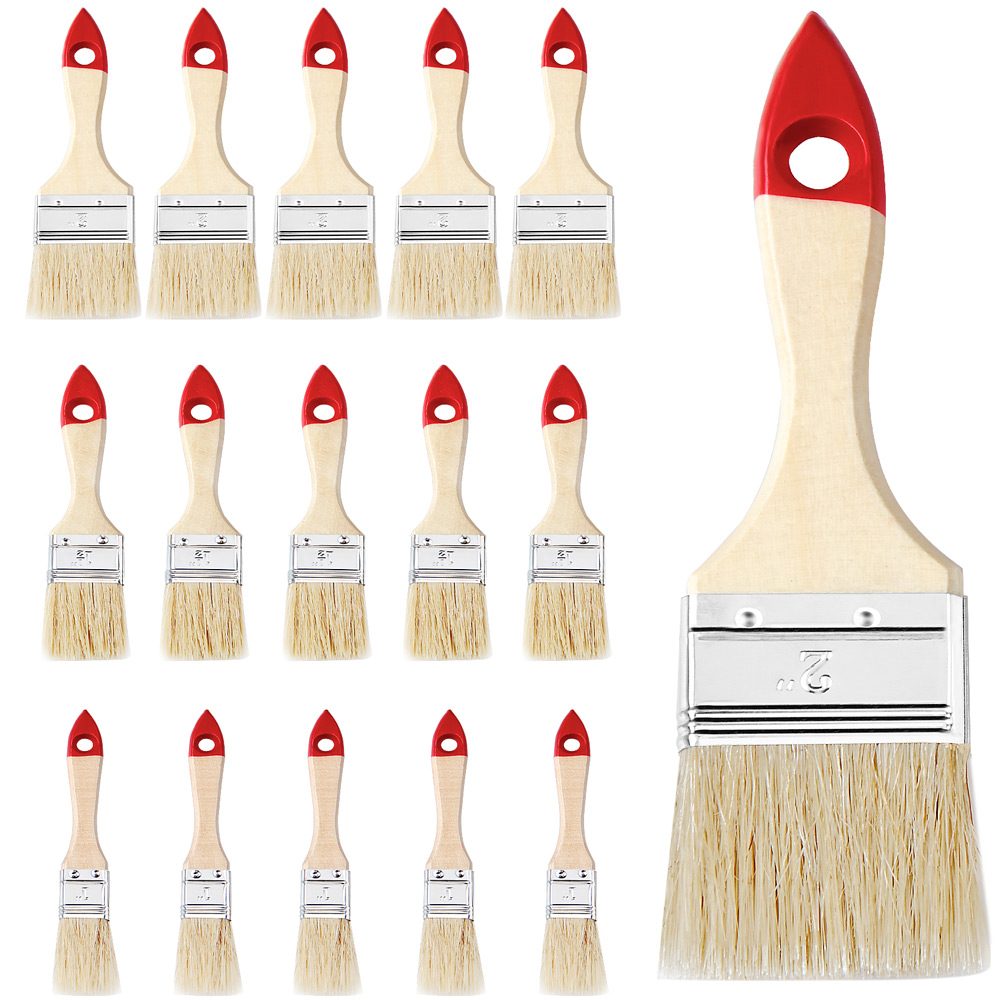 Pinselset 15 tlg Holz