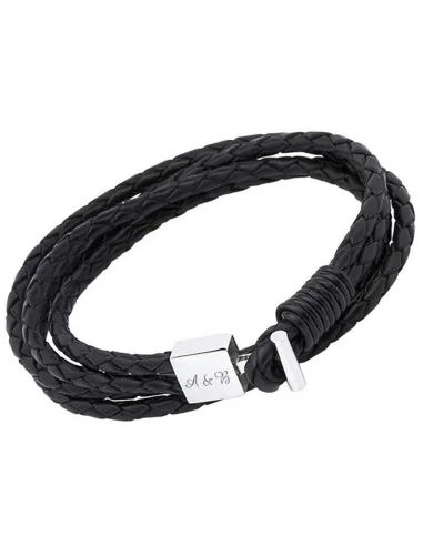 Lederarmband geflochten, in diversen Farben - Armschmuck und Armbänder
