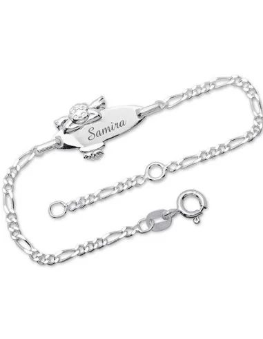 925 Silber Kinderarmband – Mit süßen Motiven & Gravur möglich - Armschmuck und Armbänder