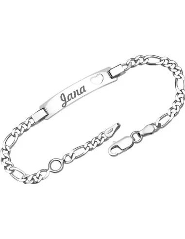 925 Armband Silber Heart mit Gravur - Armschmuck und Armbänder