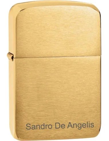 Personalisierbares Zippo Feuerzeug Replica Brass