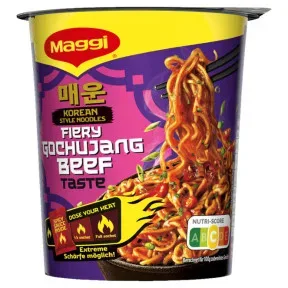 Maggi Korean Style Noodles Fiery Gochujang Beef 78G