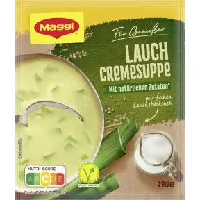 Maggi Für Genießer Lauch Cremesuppe ergibt 500ML
