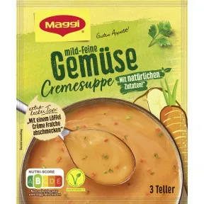 Maggi Guten Appetit Mild-Feine Gemüse Cremesuppe für 750ML