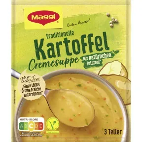 Maggi Guten Appetit Traditionelle Kartoffel Cremesuppe ergibt 750ML