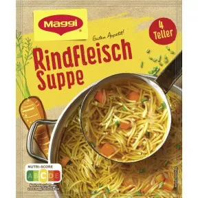 Maggi Guten Appetit Rindfleisch Suppe ergibt 1L